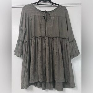 POL Olive Casual Top